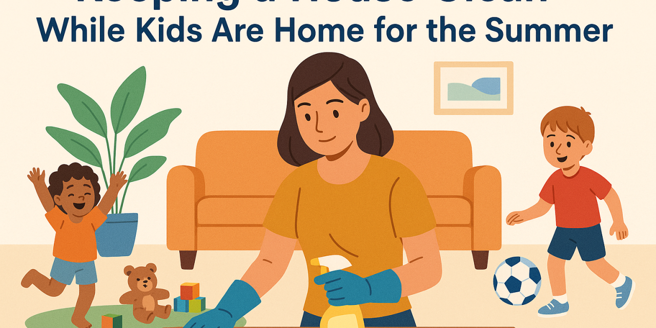 How to Keep Your Home Tidy When the Kids Are Home for Summer