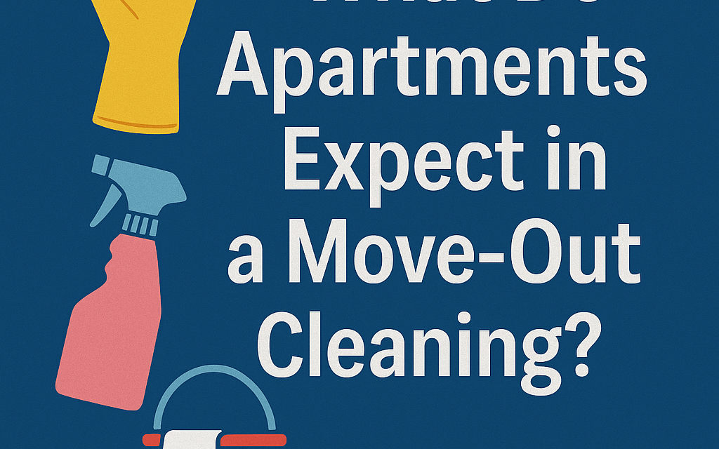 What Do Apartments Expect in a Move-out Cleaning?
